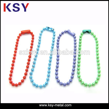 New fashion colored metal ball chain for handbag