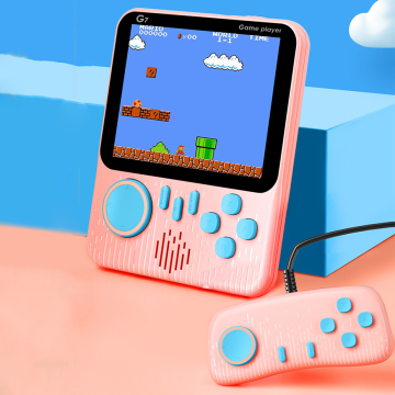Retro Game Console: G7 3.5 นิ้วเกมคลาสสิก - 666 ใน 1 มือถือ Arcade Mini Portable Player คล้ายกับ Game Boy