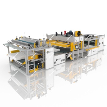 Hochwertige vollautomatische Matratzenverarbeitungsmaschine Linie: Komprimierung, Falten, Rollen, Versiegelung und Verpackungslösungen