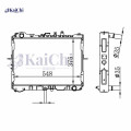 0K71E15200A Radiateur Kia Bestta Diesel Van 2.2d 1996-2003