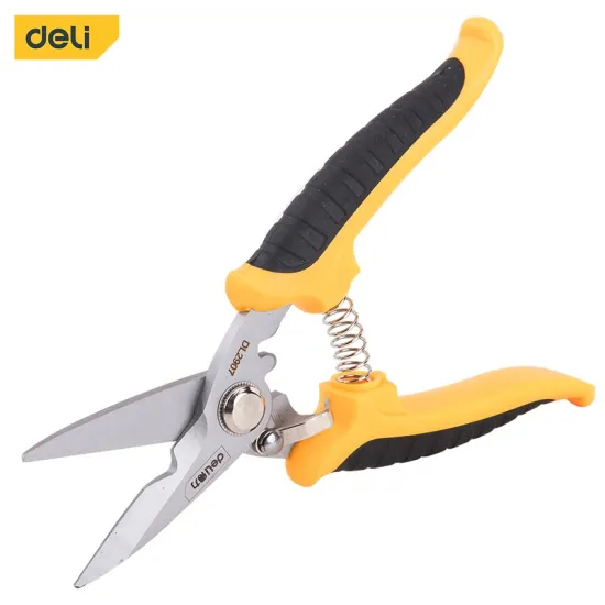 Deli Tools DL2907 Professional Industrial Style Linesman Combination Pliers Plastic Cutting Nippers