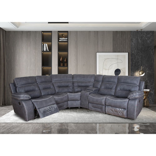 Grey Recliner Sofa High Back Grey Remote Control Sectional Recliner Sofa Supplier