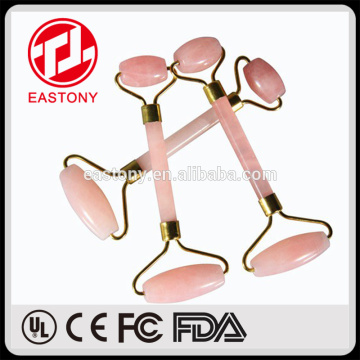 EASTONY Ролик для лица с розовым кварцем для массажа лица