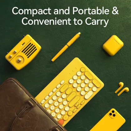 BOW Ergonomic Wireless Gaming Keyboard for Laptop