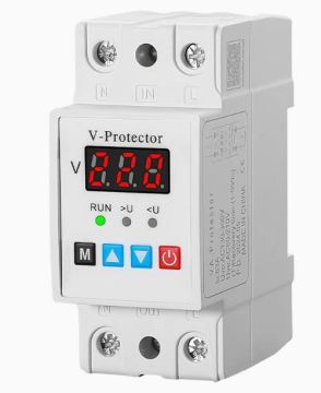 Single-Phase Self-Resetting Overvoltage and Undervoltage Protector with Display