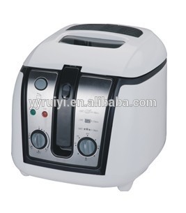 multi-function handle with lifting system deep fryer
