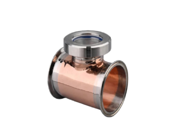 Sight Glass Union Tri-Clamp Tees for Copper/SUS304 in 3in/4in/6in/8in/12in