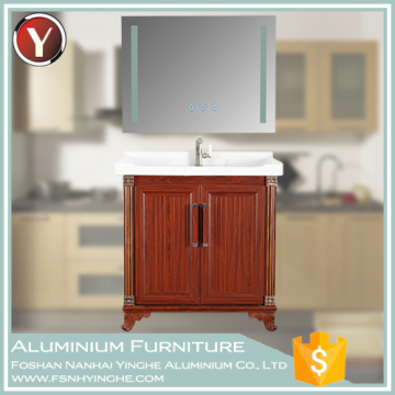 Classical Style Smart Mirror Full Aluminium Bathroom Cabinet