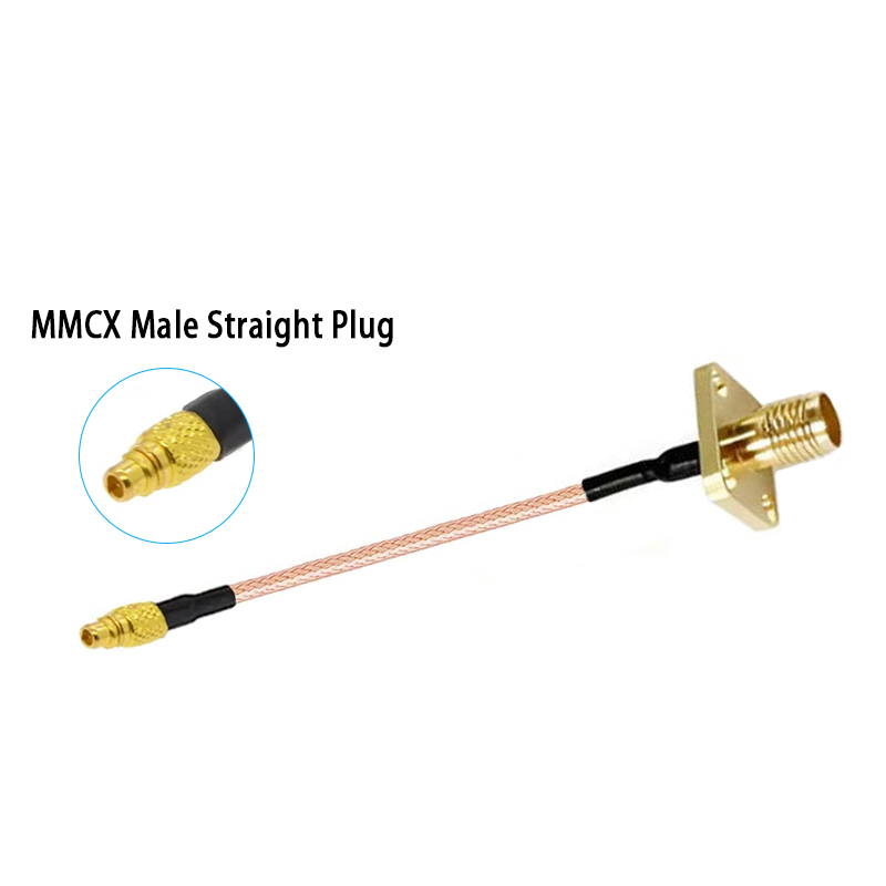 MMCX to SMA Female Four Hole Flange Cable 4