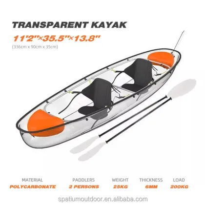 Translucent Polycarbonate Kayaks: Crystal Clear, See-Through Rowing Boats - Wholesale Sale