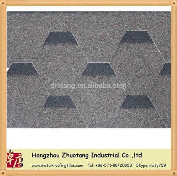 direct roofing shingle factory/Mosaic Asphalt shingle -brown color