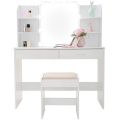 Large Vanity Set with 10 Light Bulbs