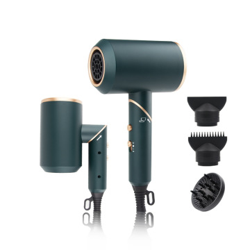 High-Quality Foldable 2000W Hot and Cold Wind Hair Dryer with Negative Ions for Barbershops