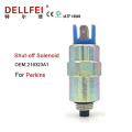 Solenoide de inyección de parada de combustible de 12V 218323A1 para Perkins