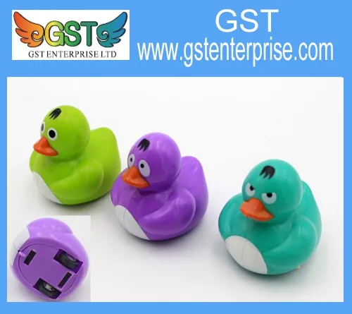 Multicolors Pull Back Sanmao Duck Recers