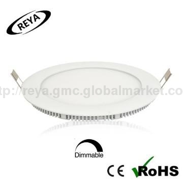 180mm regulable, mando a distancia Slim luz del Panel LED redondo