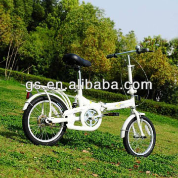 16" Steel full suspension bike and folding bike