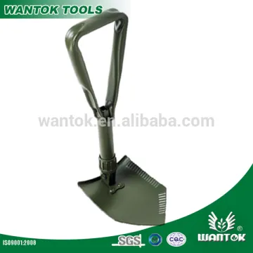 Multifunction folding portable shovel for military, garden, camping