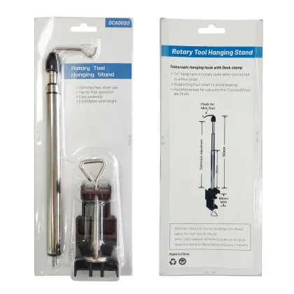 Telescoping Rotary Tool Holder with Table Clamp: Power Tools Accessories, Flex Shaft, and Hanging Stand Tool Organizer