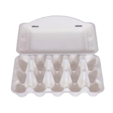 Biodegradable unprinted paper pulp egg packaging cartons
