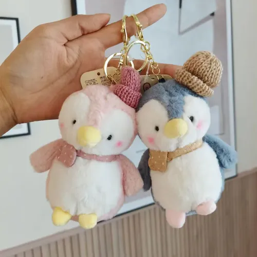 Мягкая игрушка-брелок с милым ароматным пингвином