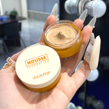 Women's Full Coverage Long Lasting Mineral Concealer Mousse Foundation