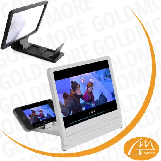 Goldmore 2 3D mobile phone sreen amplifier, foldable mobile phone screen magnifier, 3D enlarged movie screen amplifier