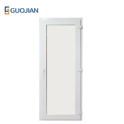 PVC Plastic Glass Door for Wooden Frame
