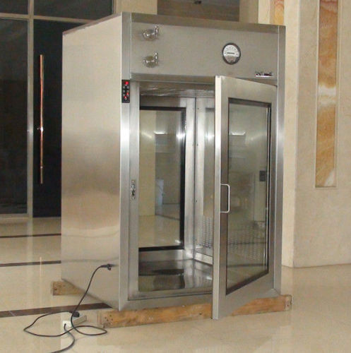 Stainless Steel Air Shower Pass Box / Cleanroom Passbox For Hospital