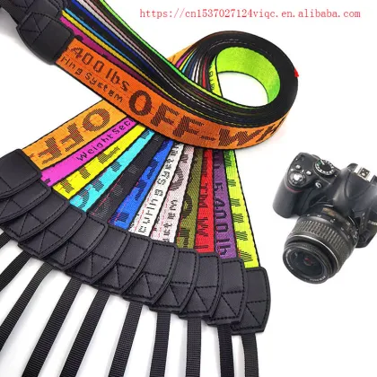 Colorful Camera Lanyards and Straps: Including Shoulder, Neck, and Wrist Straps with Phone and Keychain Attachments Made of Durable Nylon