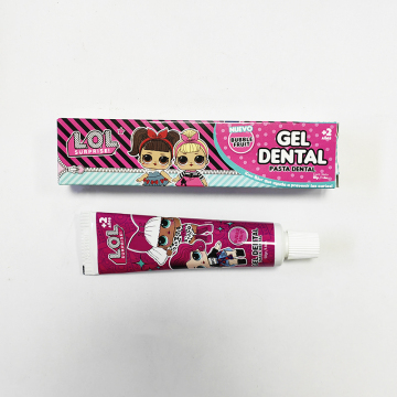 kids Fluoride natural strawberry bubble flavor toothpaste