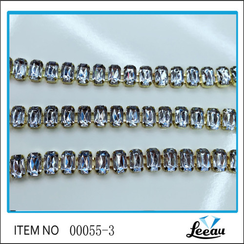 Partihandel Claw Rhinestone Cup Chain