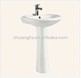 HOT SALE CHAOZHOU hand wash basin CERAMIC PEDESTAL BASIN