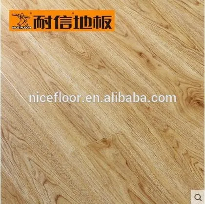 4 edges wax sealed surface laminate wood flooring