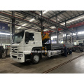 SINOTRUCK 10wheels 336HP Truck With XCMG 8T Articulated Crane