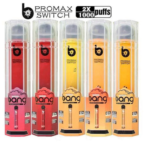 Doppelte Aromen bang xxl Promax verfügbarer Stift 2000puffs