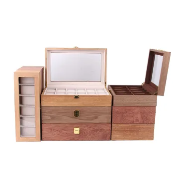 Transparent Wooden Jewelry Storage Box - Wholesale Wooden Watch Box