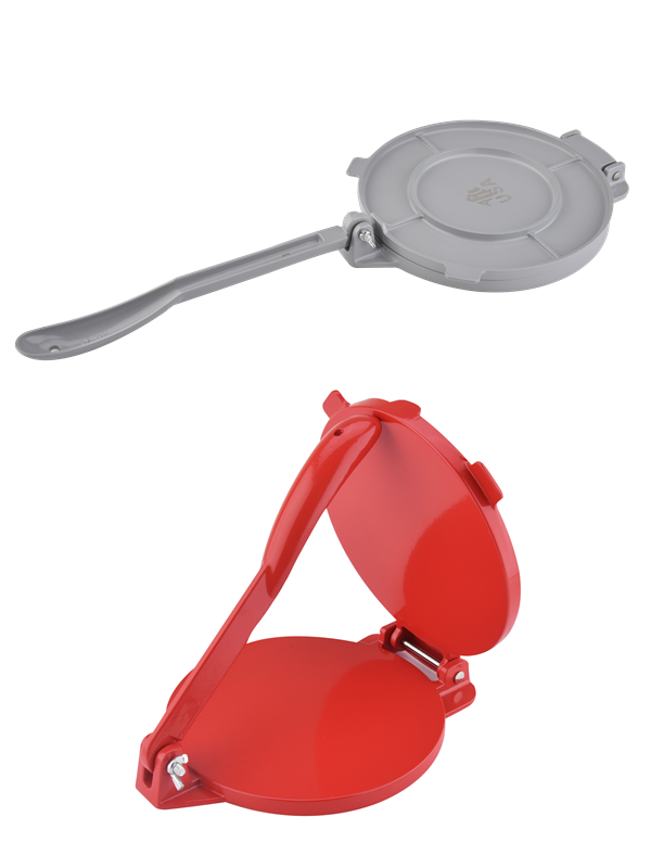 Red And Grey Tortilla Press 