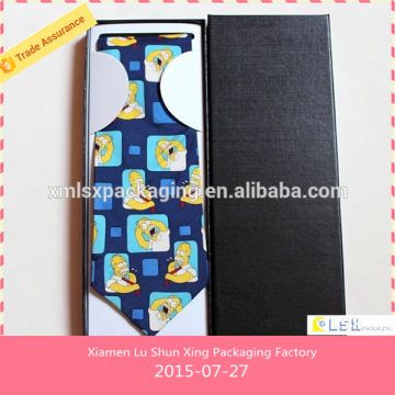 custom printed paper packaging tie boxes wholesale