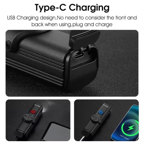 ઝડપી વિસર્જન અને ઉચ્ચ તેજને લહેરાવવું સાયકલ હેડલાઇટ્સ નાઇટ રાઇડિંગ એલ્યુમિનિયમ એલોય રોડ બાઇક લાઇટિંગ સાધનો