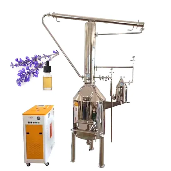 Lavender Essential Oil Extracting Plant Lemongrass Oil Extraction Machine
