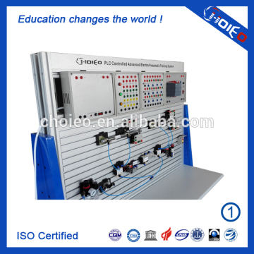 PLC Controlled Advanced Electro Pneumatic Trainer,Electrical Programmable Logical Controller Modules,Single Side Training Kits