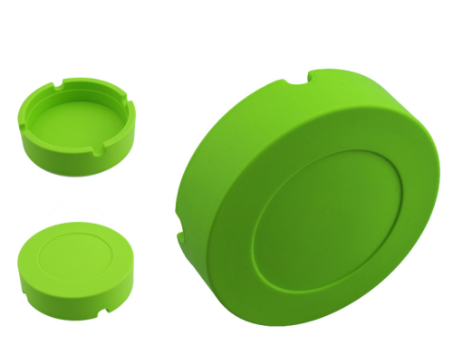 2015 New Soft Eco-Friendly Pocket Round Shatterproof Silicone Ashtray