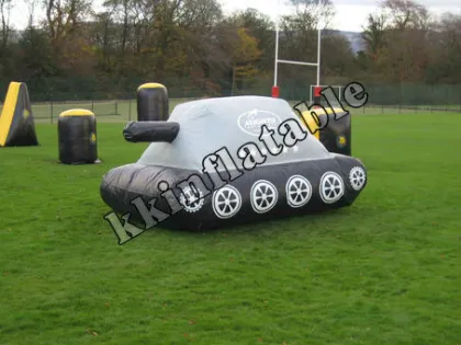 cheap inflatable paintball bunkers field, custom paintballs inflatable tank