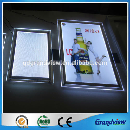 Frameless Led Plexiglass Picture Frames, High Quality Frameless Led