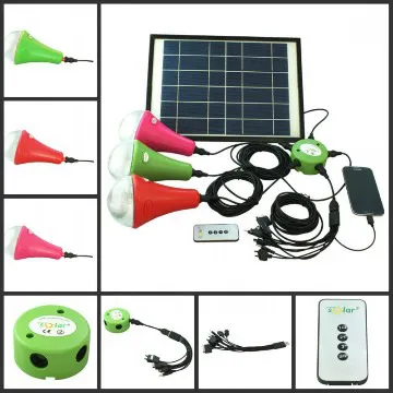 New Concept Solar Led Home Lighting System
