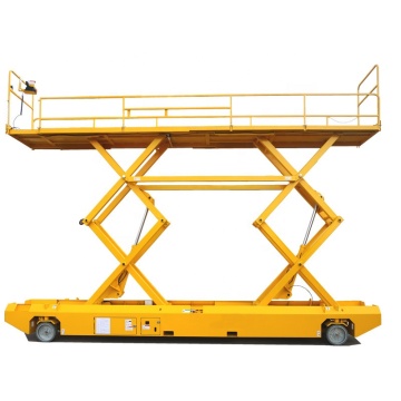 Chinese Electric Fully Automatic Long Mobile Lift Table 12m Scissor Lift Platform