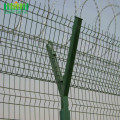 PVC Coated Welded Wire Mesh Airport Fence