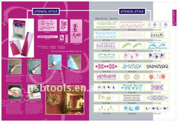 single piece stencil C01