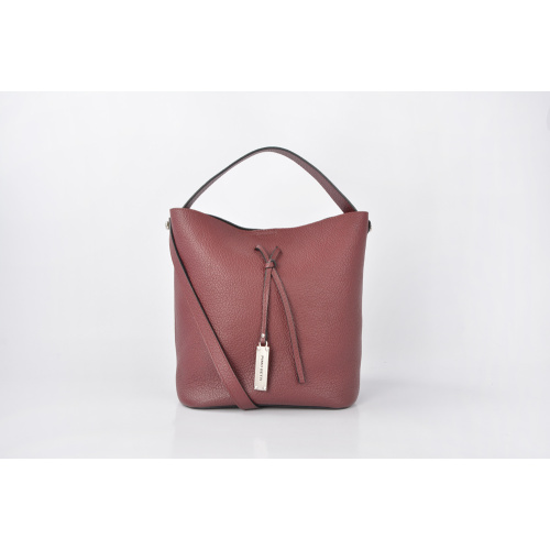 Bolso de lazo minimalista color puro moda femenina cubo